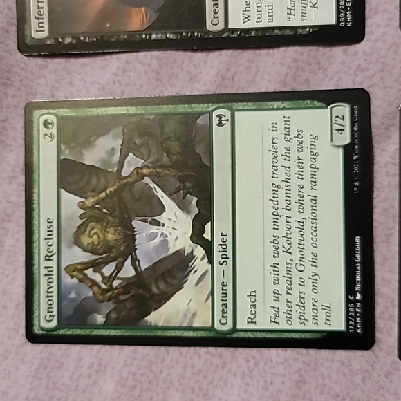 Set of 4 Magic The Gathering (MTG) Creature Misc. Animal Trading Cards - Picture 2 of 6